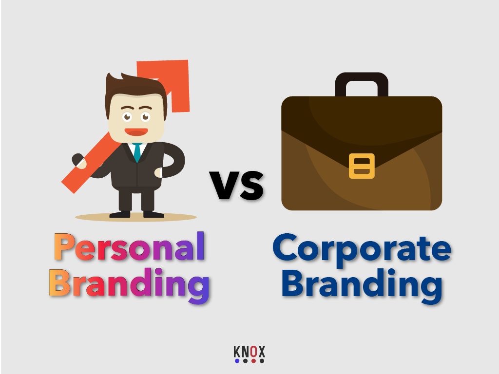 Comparison of corporate branding and personal branding in social media strategy